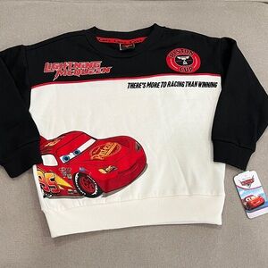 Disney Lightning McQueen Sweatshirt - Black, White & Red